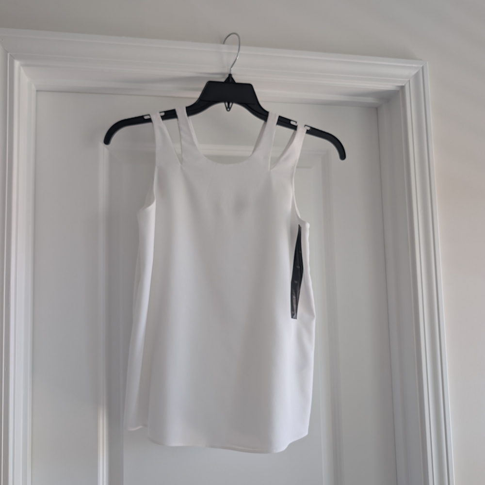 Banana Republic Business Casual White Tank Top